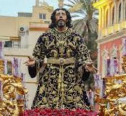 Imagen de Jeús orando en el huerto.