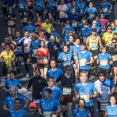 Participantes en la maratón