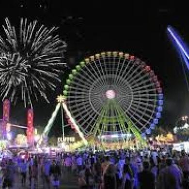 Vista de la feria