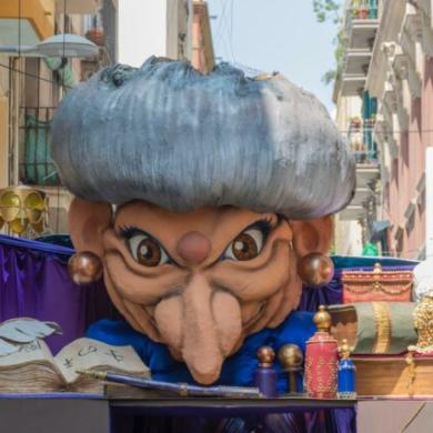 Calle decorada