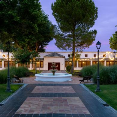 Patio interior del Parador de Albacete