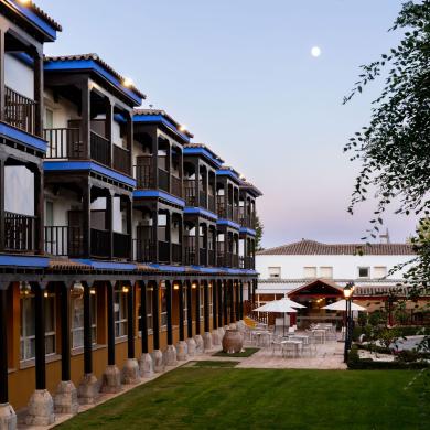 Anochecer en el Parador de Manzanares