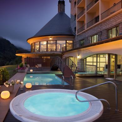 Exterior del spa del Parador de Vielha