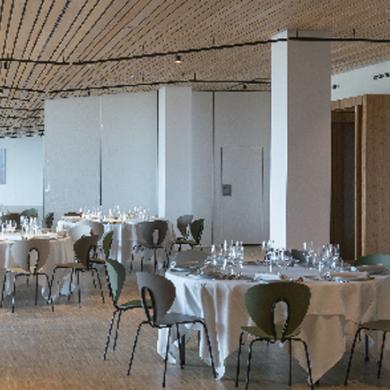 Salón Santa María da Atalaia en el Parador Costa da Morte