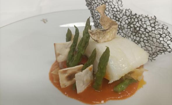 Uno de los platos del menú