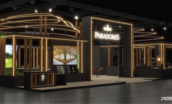 Render de la imagen del Parador de Fitur.