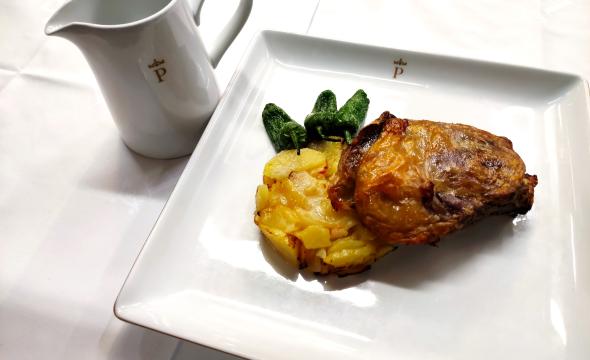Paletilla asada