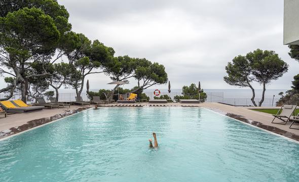 Piscina del Parador de Aiguablava