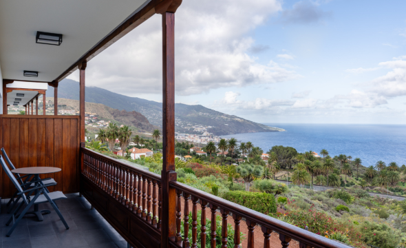 Vistas de La Palma desde la habitación de el Parador de La Palma