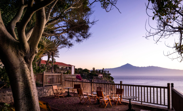 Vistas desde el Parador de La Gomera