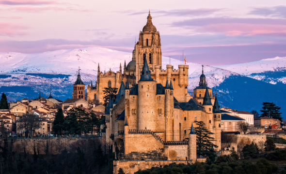 Panorámica del Alcázar de Segovia