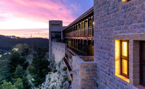 Atardecer en el Parador de Jaén