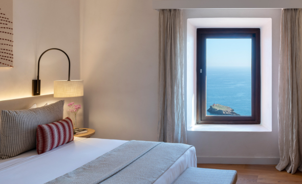 Vistas desde una habitación del Parador de Ibiza