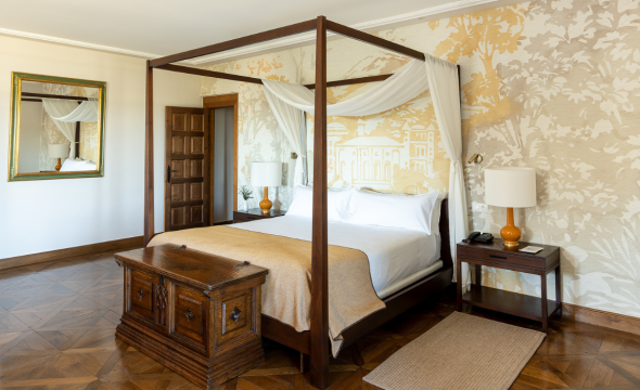 Habitación Infanta Margarita en el Parador de Lerma