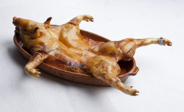 Cochinillo asado del Parador de Segovia