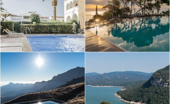 Piscinas del Parador de Zafra, Aiguablava, Cruz de Tejeda y Vic-Sau