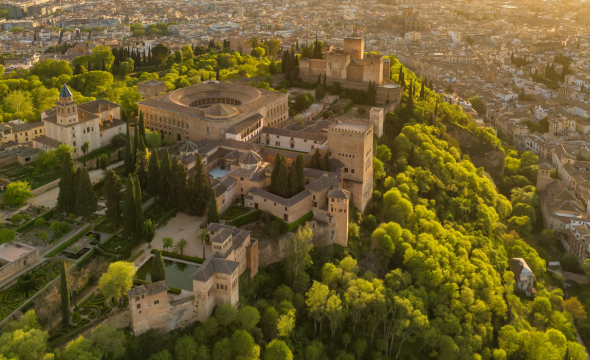 Vista aérea de Granada