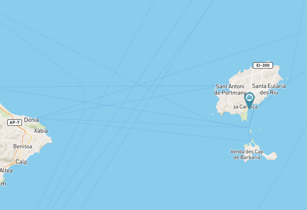 Mapa Parador de Ibiza